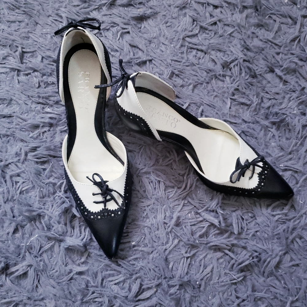 Franco Sarto Tuxedo Heels
